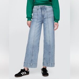 GAP High Rise Stride Ankle Jeans - light wash - 25 regular